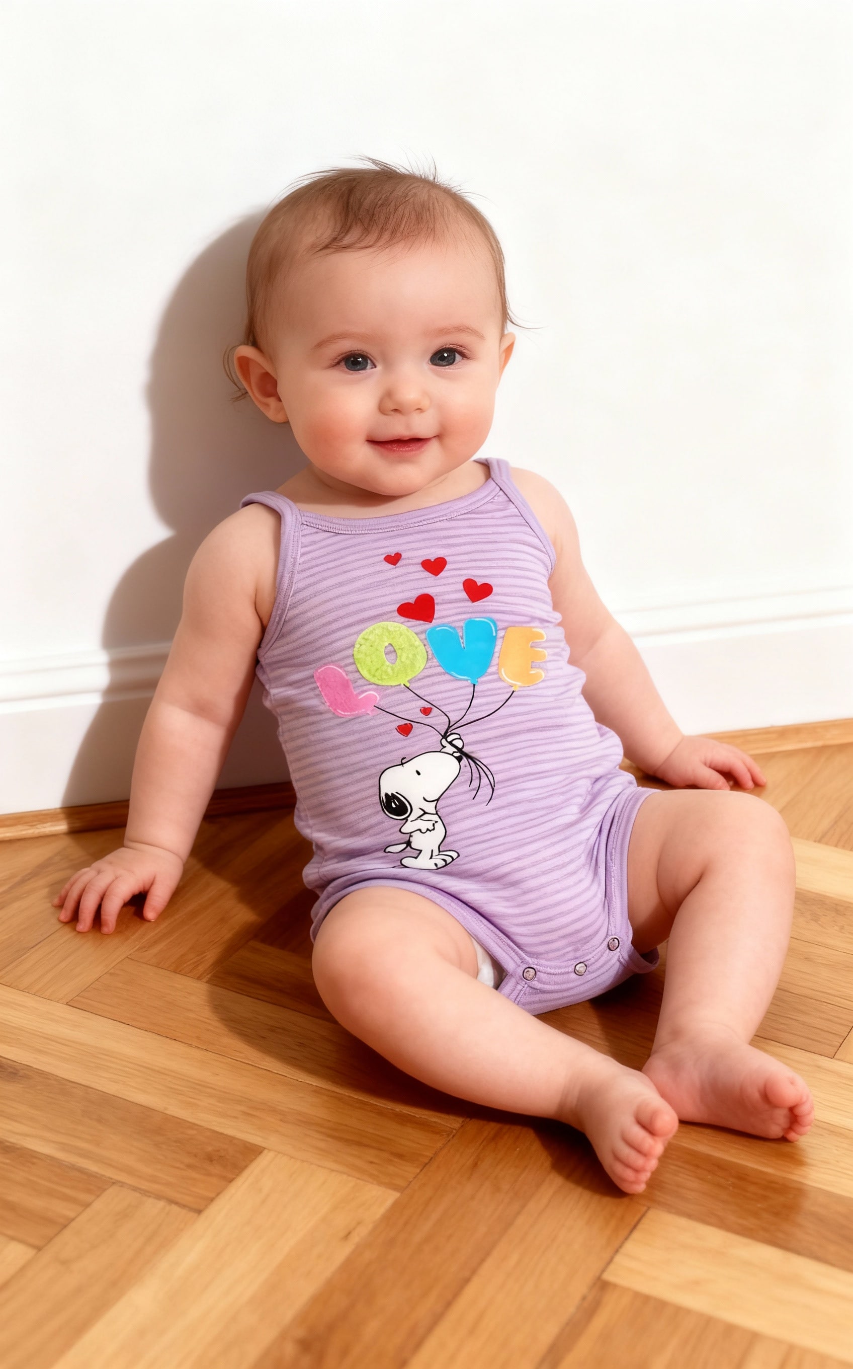 Girls' colorful printed camisole Bodysuit 2