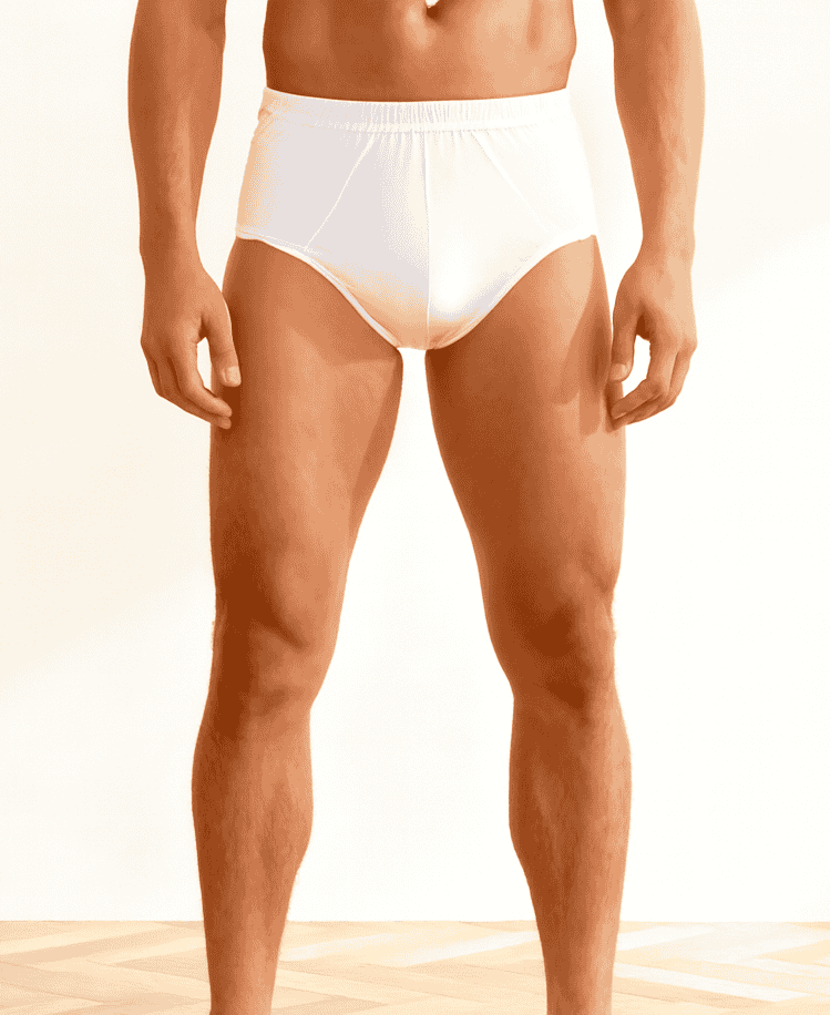 Noha - Men's White Underwear Briefs