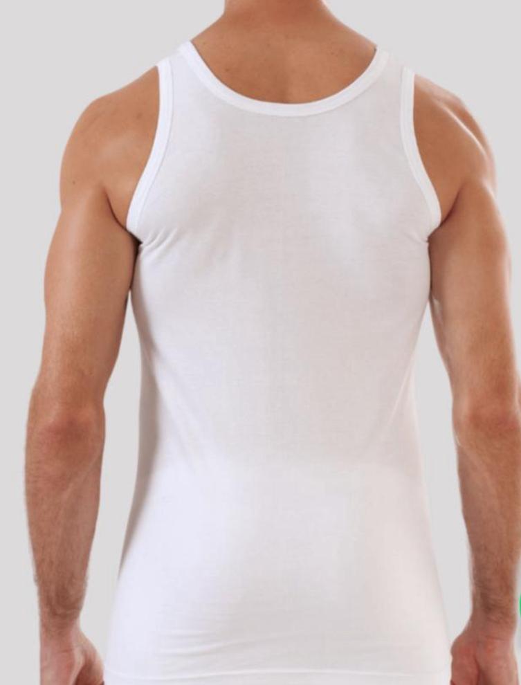 White Sleeveless for Men 2