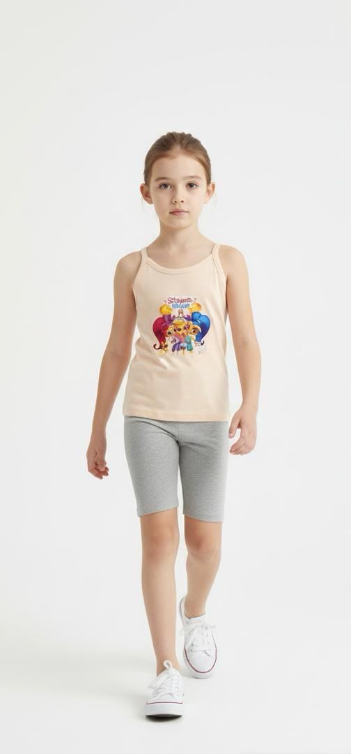 Girls' Summer "Friends" Set - Style & Comfort 2