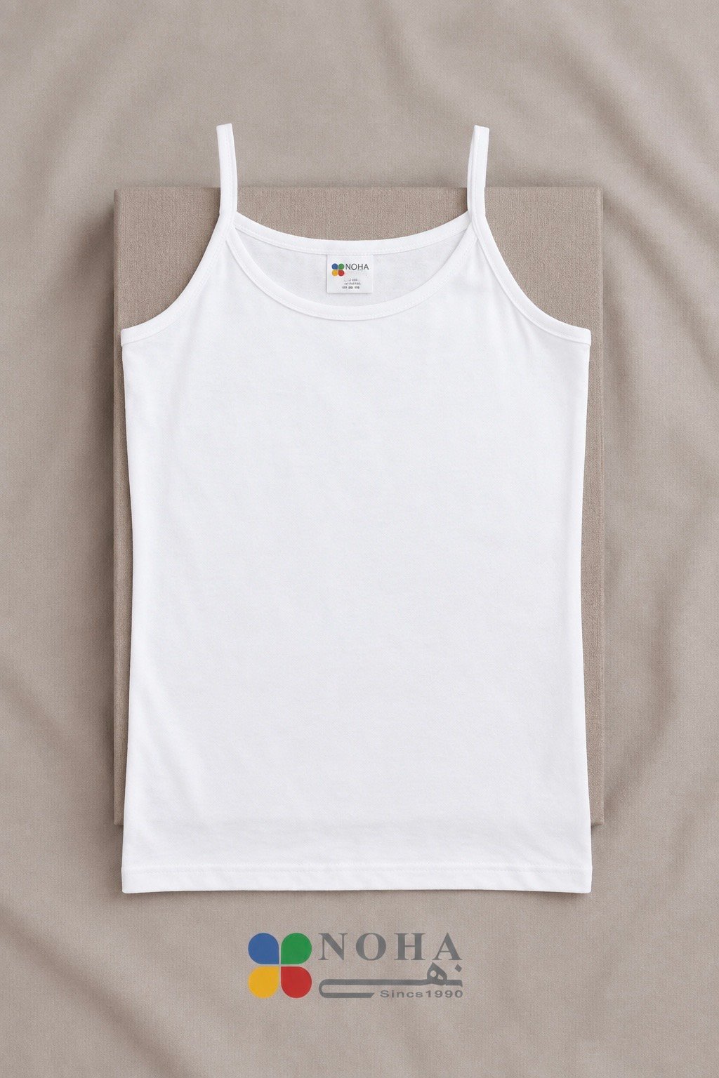 Noha - Women's White Satin camisole Top